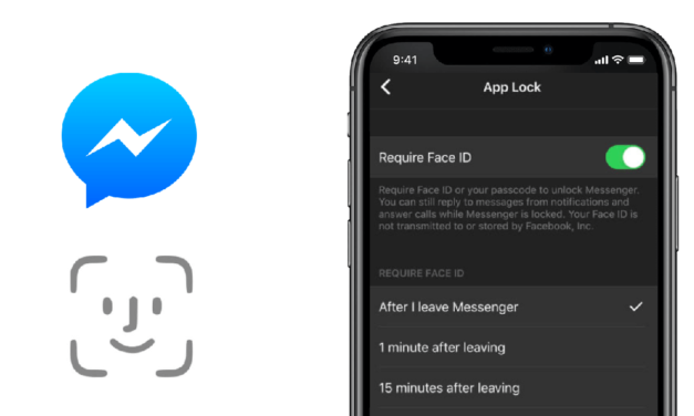 Messenger et Whatsapp compatibles avec Face ID