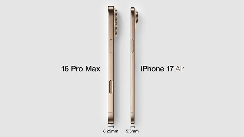 iPhone 16 Pro Max VS iPhone Air iPhone 16 Pro Max VS iPhone Air