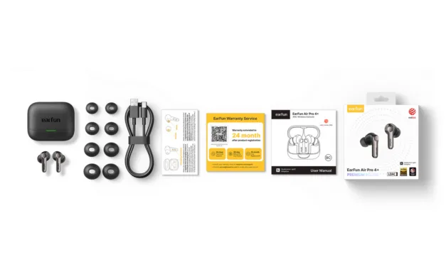 EarFun Air Pro 4+ : les écouteurs true wireless performants