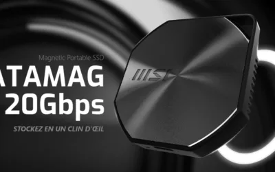 MSI DATAMAG 2 To : le SSD portable magnétique pensé pour les créateurs